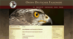 Desktop Screenshot of falknerverband.de