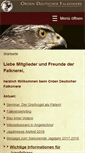 Mobile Screenshot of falknerverband.de