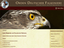 Tablet Screenshot of falknerverband.de